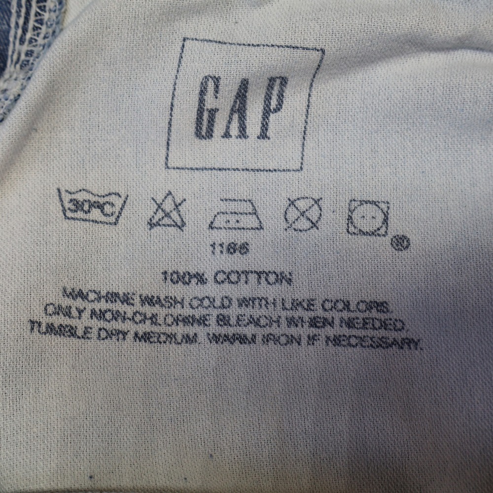 Gap Industrial Standard Mens Carpenter Jeans Blue Denim Workwear 36x34 - Picture 5 of 12